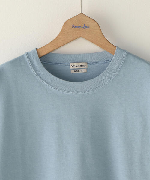 Steven Alan（スティーブンアラン）の「＜Steven Alan＞ HI-DENS CN 5SL BOLD/Tシャツ（Tシャツ/カットソー・メンズ・ブラック/ライトブルー/ホワイト/イエロー/ネイビー/シャーベット/ダークグリーン/パープル/ナチュラル・LARGE/SMALL/MEDIUM/X-LARGE）」の11枚目の写真