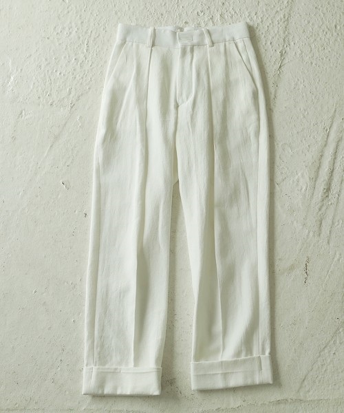 TODAYFUL（トゥデイフル）の「センタータックトラウザース（その他パンツ・レディース・ネイビー/ホワイト/キャメル・38inch/36inch）」の19枚目の写真