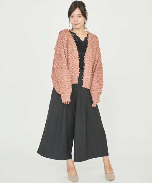 earth music&ecology（アースミュージックアンドエコロジー）の「・フレアースリーブレースプルオーバー（Tシャツ/カットソー・レディース・ブラック/ダークグリーン/アイボリー/ボルドー・FREE）」の14枚目の写真