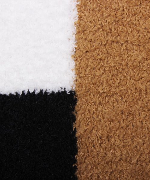 ８(eight)（エイト）の「モールヤーン ニットセーター（ニット/セーター・メンズ・ブラック/オフホワイト・MEDIUM/LARGE）」の8枚目の写真