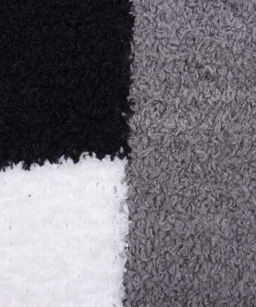 ８(eight)（エイト）の「モールヤーン ニットセーター（ニット/セーター・メンズ・ブラック/オフホワイト・MEDIUM/LARGE）」の9枚目の写真