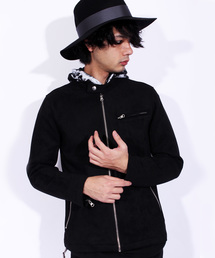 ８(eight) | シングル ライダースジャケット PUレザー スウェード(ライダースジャケット)