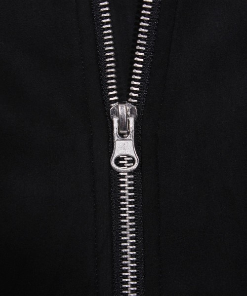 ８(eight)（エイト）の「シングル ライダースジャケット PUレザー スウェード（ライダースジャケット・メンズ・ブラック・MEDIUM/LARGE/X-LARGE）」の5枚目の写真