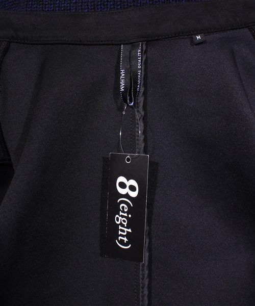 ８(eight)（エイト）の「シングル ライダースジャケット PUレザー スウェード（ライダースジャケット・メンズ・ブラック・MEDIUM/LARGE/X-LARGE）」の7枚目の写真