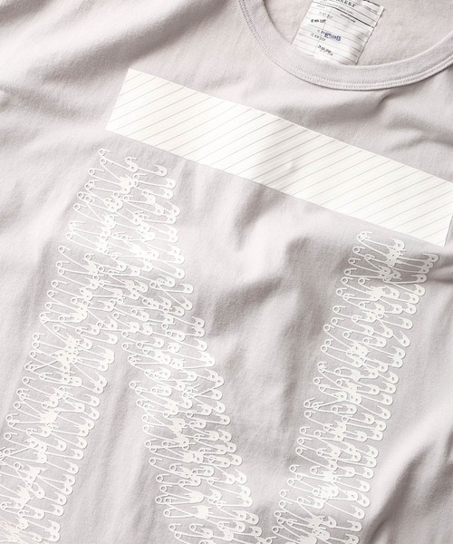 SHAREEF(シャリーフ)の「”PIN” PT BIG-T(Tシャツ/カットソー・メンズ・オレンジ/ブラック/ライトグレー/パープル/ホワイト系その他・1/2/3)」の10枚目の写真