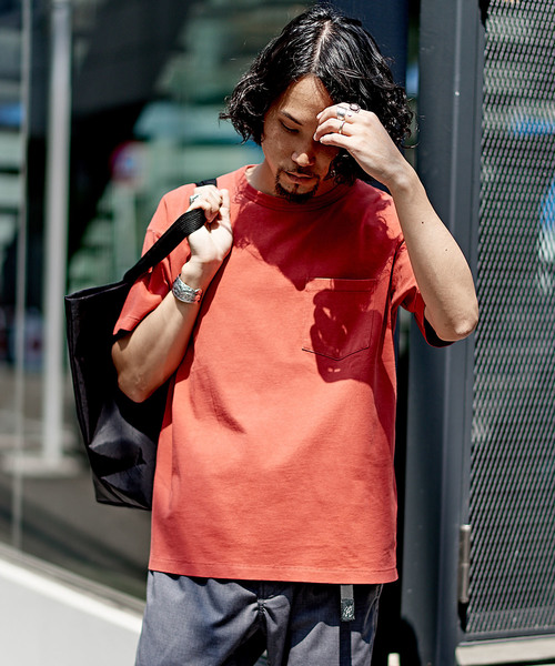 CIAOPANIC（チャオパニック）の「ピグメントビッグシルエットTシャツ（Tシャツ/カットソー・メンズ・イエロー/サンドベージュ/ブラック/パープル/その他12/ブルー・LARGE/MEDIUM/SMALL）」の6枚目の写真