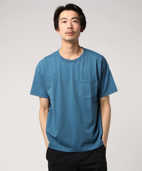 CIAOPANIC（チャオパニック）の「ピグメントビッグシルエットTシャツ（Tシャツ/カットソー・メンズ・イエロー/サンドベージュ/ブラック/パープル/その他12/ブルー・LARGE/MEDIUM/SMALL）」の10枚目の写真