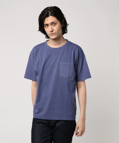 CIAOPANIC（チャオパニック）の「ピグメントビッグシルエットTシャツ（Tシャツ/カットソー・メンズ・イエロー/サンドベージュ/ブラック/パープル/その他12/ブルー・LARGE/MEDIUM/SMALL）」の11枚目の写真