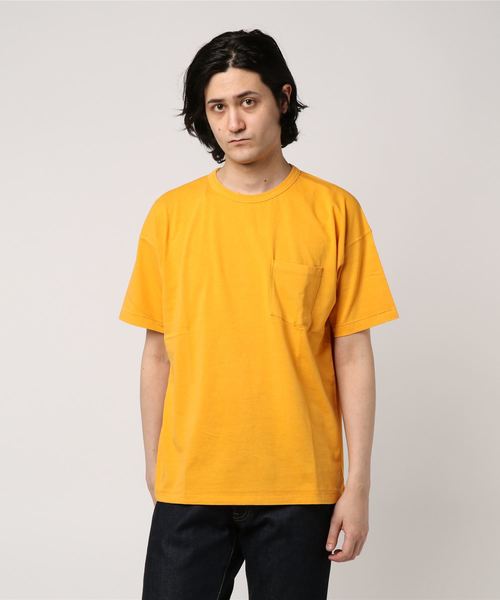 CIAOPANIC（チャオパニック）の「ピグメントビッグシルエットTシャツ（Tシャツ/カットソー・メンズ・イエロー/サンドベージュ/ブラック/パープル/その他12/ブルー・LARGE/MEDIUM/SMALL）」の12枚目の写真