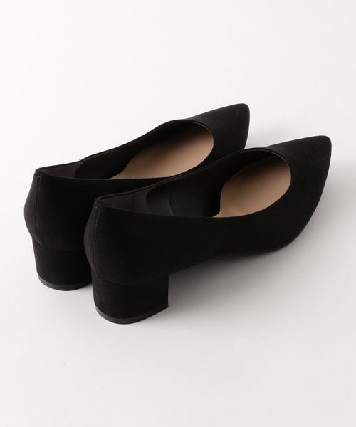 green label relaxing（グリーンレーベルリラクシング）の「◆ポインテッド ブロックヒール パンプス D (3.5cmヒール) ◆（パンプス・レディース・ブラック/グレー/ピンク・22.5cm/22cm/23.5cm/23cm/24.5cm/24cm/25cm）」の5枚目の写真