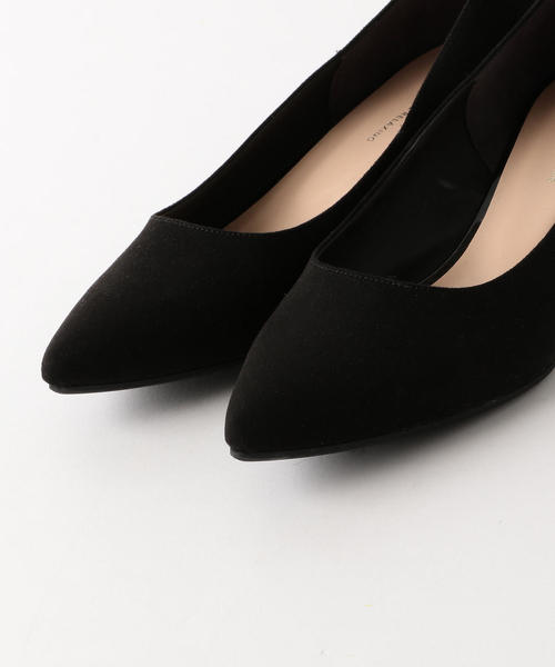 green label relaxing（グリーンレーベルリラクシング）の「◆ポインテッド ブロックヒール パンプス D (3.5cmヒール) ◆（パンプス・レディース・ブラック/グレー/ピンク・22.5cm/22cm/23.5cm/23cm/24.5cm/24cm/25cm）」の7枚目の写真