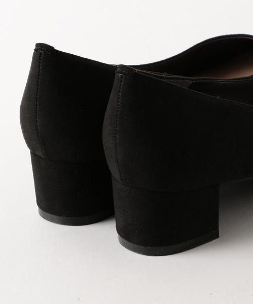 green label relaxing（グリーンレーベルリラクシング）の「◆ポインテッド ブロックヒール パンプス D (3.5cmヒール) ◆（パンプス・レディース・ブラック/グレー/ピンク・22.5cm/22cm/23.5cm/23cm/24.5cm/24cm/25cm）」の8枚目の写真