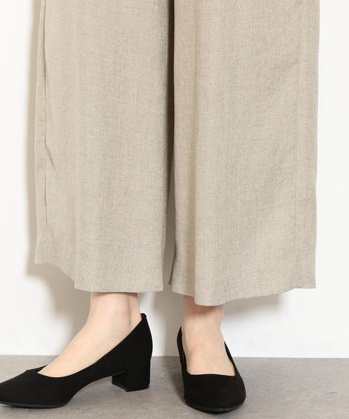 green label relaxing（グリーンレーベルリラクシング）の「◆ポインテッド ブロックヒール パンプス D (3.5cmヒール) ◆（パンプス・レディース・ブラック/グレー/ピンク・22.5cm/22cm/23.5cm/23cm/24.5cm/24cm/25cm）」の9枚目の写真