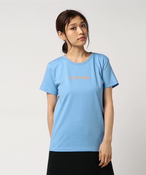 SLOBE citron.（スローブシトロン）の「wakaru×SLOBE citron.コラボ カラーTシャツ◆（Tシャツ/カットソー・レディース・ライトグリーン/サックスブルー/イエロー・FREE）」の11枚目の写真