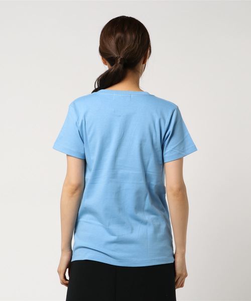 SLOBE citron.（スローブシトロン）の「wakaru×SLOBE citron.コラボ カラーTシャツ◆（Tシャツ/カットソー・レディース・ライトグリーン/サックスブルー/イエロー・FREE）」の4枚目の写真