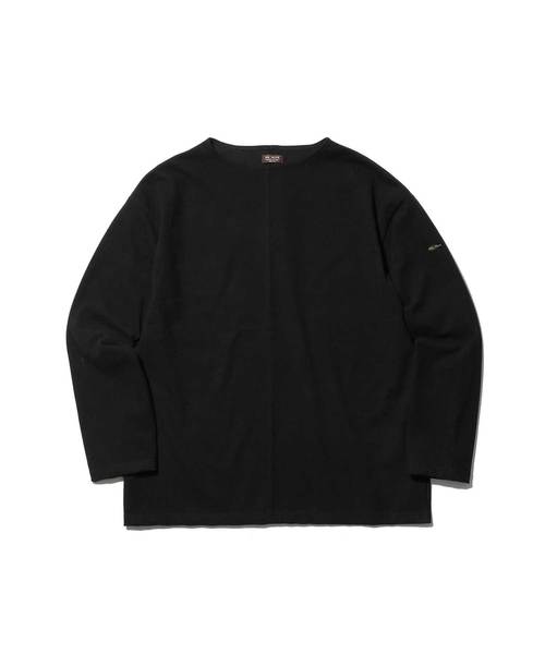 MR.OLIVE(ミスターオリーブ)の「SUEDE PLAIN STITCH / BIG SILHOUTTE BOAT NECK CUT&SEWN(Tシャツ/カットソー・メンズ・ブラック/グレー/オフホワイト・SMALL/MEDIUM/LARGE)」の5枚目の写真