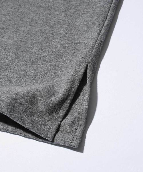 MR.OLIVE(ミスターオリーブ)の「SUEDE PLAIN STITCH / BIG SILHOUTTE BOAT NECK CUT&SEWN(Tシャツ/カットソー・メンズ・ブラック/グレー/オフホワイト・SMALL/MEDIUM/LARGE)」の10枚目の写真