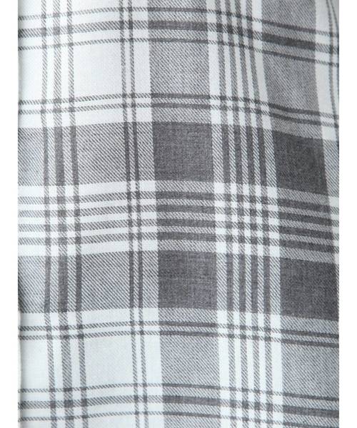 Ungrid(アングリッド)の「ビッグルーズチェックシャツ(シャツ/ブラウス・レディース・オフホワイト/グリーン・FREE)」の11枚目の写真