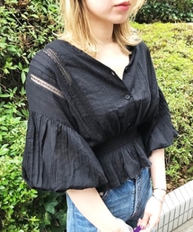 CIAOPANIC | Vカラーピンタックブラウス(シャツ/ブラウス)