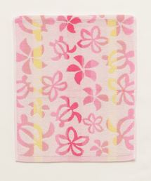 Kahiko（カヒコ）の「【Kahiko】プルメリアホヌフェイスタオル（タオル）」