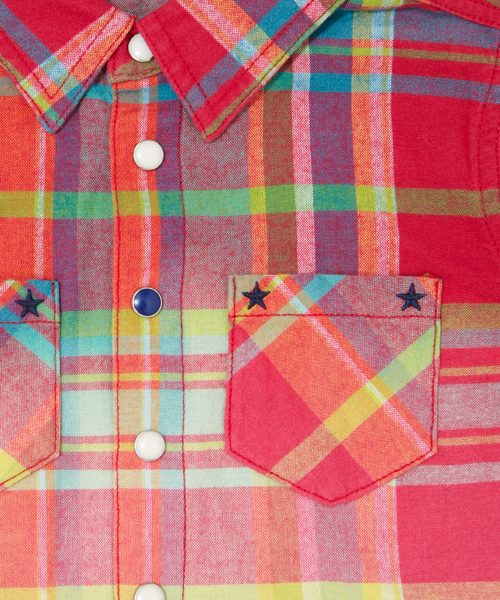 X-girl Stages（エックスガールステージス）の「BLEACH L/S SHIRT DRESS （4T～7T）（ワンピース・キッズ・インディゴブルー/ネイビー/レッド・4T/5T/6T/7T）」の11枚目の写真