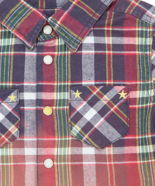 X-girl Stages（エックスガールステージス）の「BLEACH L/S SHIRT DRESS （4T～7T）（ワンピース・キッズ・インディゴブルー/ネイビー/レッド・4T/5T/6T/7T）」の12枚目の写真