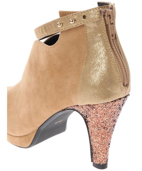 YECCA VECCA（イェッカヴェッカ）の「グリッターヒールブーティ（ブーティ・レディース・ブラック/キャメル・SMALL/MEDIUM/LARGE）」の6枚目の写真