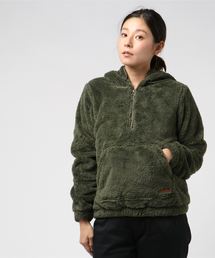 【直営店限定】BILLABONG レディース COZY FOR KEEPS パーカー / ハーフジッププルパーカー / プルオーバーパーカー