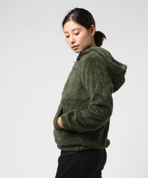 BILLABONG（ビラボン）の「【直営店限定】BILLABONG レディース COZY FOR KEEPS パーカー / ハーフジッププルパーカー / プルオーバーパーカー（パーカー・レディース・ベージュ/オリーブ・SMALL/MEDIUM）」の3枚目の写真