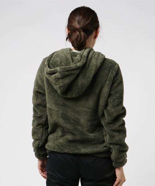 BILLABONG（ビラボン）の「【直営店限定】BILLABONG レディース COZY FOR KEEPS パーカー / ハーフジッププルパーカー / プルオーバーパーカー（パーカー・レディース・ベージュ/オリーブ・SMALL/MEDIUM）」の4枚目の写真