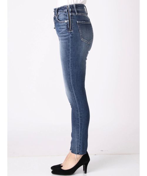 EVRIS（エヴリス）の「フロントスピンドルスキニーデニムパンツ（デニムパンツ・レディース・ブラック/インディゴブルー・SMALL/MEDIUM/X-SMALL）」の9枚目の写真