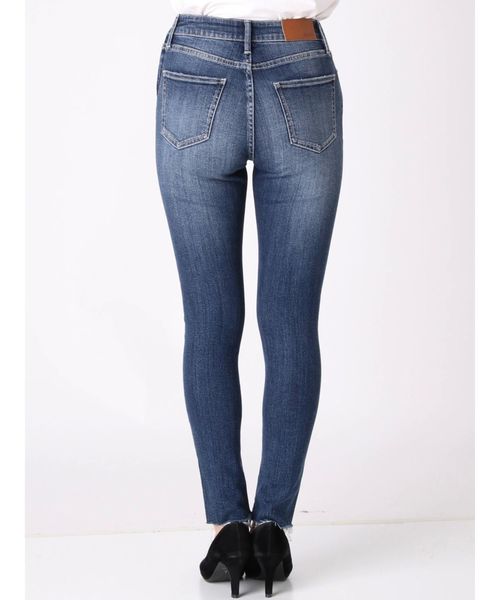 EVRIS（エヴリス）の「フロントスピンドルスキニーデニムパンツ（デニムパンツ・レディース・ブラック/インディゴブルー・SMALL/MEDIUM/X-SMALL）」の3枚目の写真
