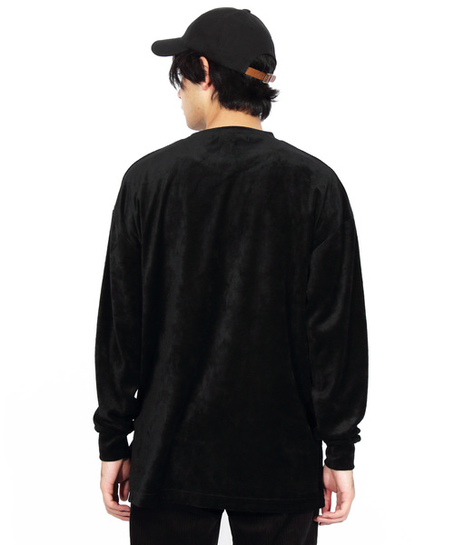 ８(eight)（エイト）の「ベロア 長袖Tシャツ カットソー（Tシャツ/カットソー・メンズ・ブラック/ベージュ/ネイビー/グリーン/ワイン・MEDIUM/LARGE/X-LARGE）」の17枚目の写真