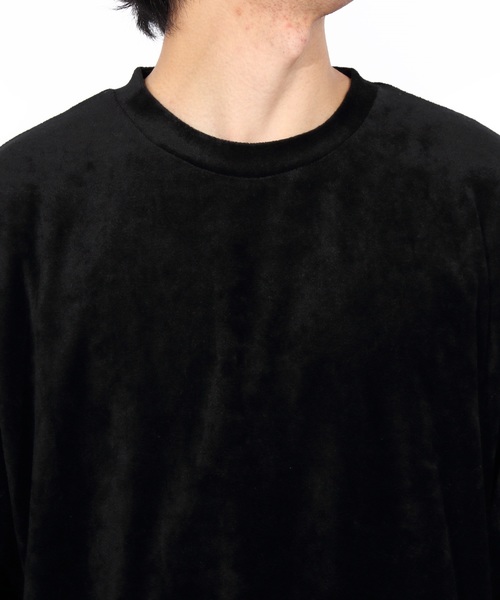 ８(eight)（エイト）の「ベロア 長袖Tシャツ カットソー（Tシャツ/カットソー・メンズ・ブラック/ベージュ/ネイビー/グリーン/ワイン・MEDIUM/LARGE/X-LARGE）」の18枚目の写真