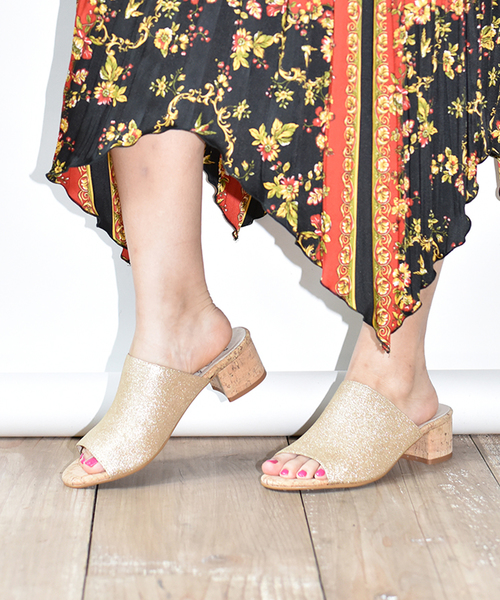 BONTRE（ボントレ）の「甲深ミュールサンダル（サンダル・レディース・ネイビー/シルバー/ゴールド・38/39/35/36/37）」の6枚目の写真