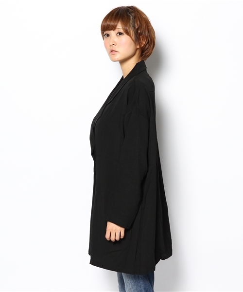 WEGO（ウィゴー）の「WEGO/ビッグジャケット（テーラードジャケット・レディース・ブラック/ライトグレー/ベージュ・FREE）」の5枚目の写真