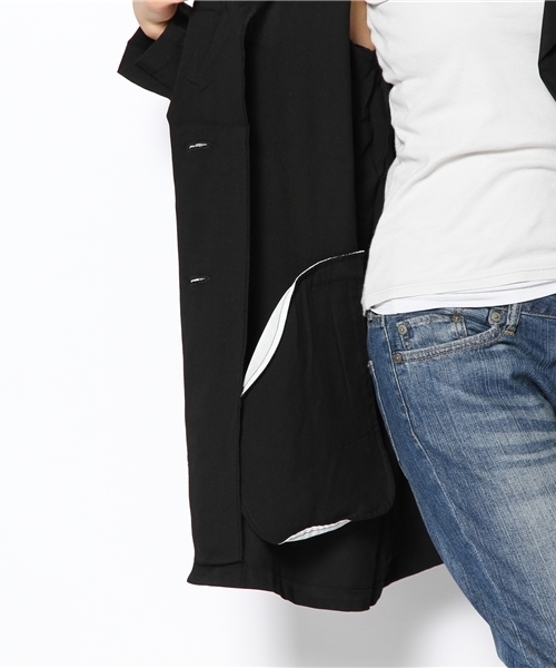 WEGO（ウィゴー）の「WEGO/ビッグジャケット（テーラードジャケット・レディース・ブラック/ライトグレー/ベージュ・FREE）」の11枚目の写真