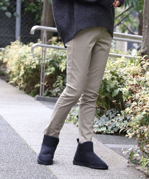 niko and...（ニコアンド）の「裏起毛スリムパンツ（その他パンツ・レディース・ブラック/ベージュ/カーキ/ネイビー・SMALL/MEDIUM/LARGE/X-SMALL）」の3枚目の写真