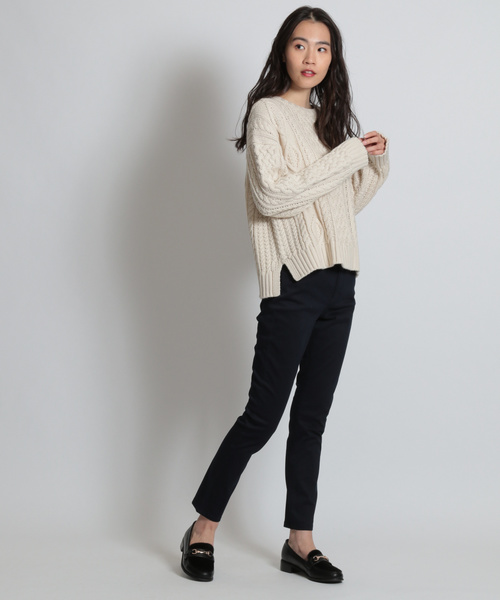 niko and...（ニコアンド）の「裏起毛スリムパンツ（その他パンツ・レディース・ブラック/ベージュ/カーキ/ネイビー・SMALL/MEDIUM/LARGE/X-SMALL）」の19枚目の写真