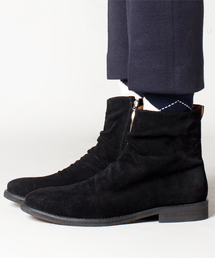 NANO universe（ナノユニバース）の「スエードシワ加工サイドZIP