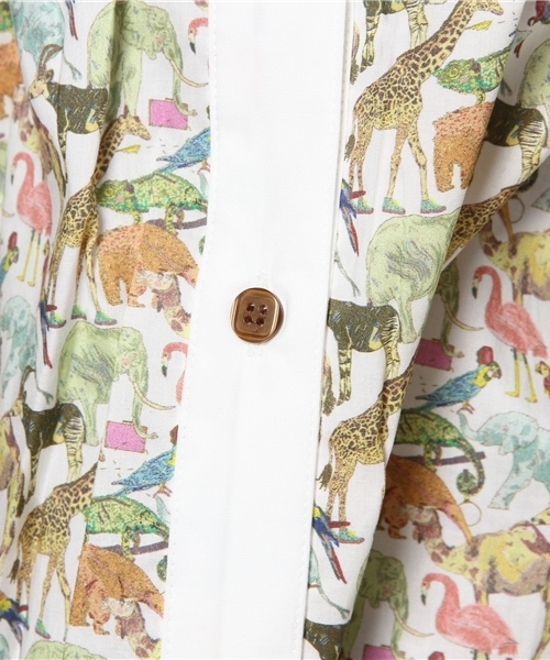 BEAMS BOY（ビームスボーイ）の「◎BEAMS BOY / リバティ ベビードールブラウス（シャツ/ブラウス・レディース・ホワイト/ブラック・ONE SIZE）」の8枚目の写真