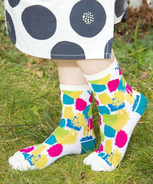 カヤ カヤ の カヤ 足袋型くつ下23 25cm 彩り ソックス 靴下 Wear