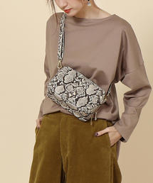 coen | 【WEB限定カラー：シルバー】お財布ショルダーバッグ(ショルダーバッグ)