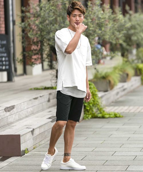 ADMIX/ATELIER SAB MEN（アドミックスアトリエサブメン）の「コットン ツイル カラー ショート パンツ（その他パンツ・メンズ・ホワイト/ブラック/ベージュ/ネイビー/ミント/ライトピンク・50/52/48）」の22枚目の写真