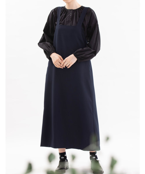 nop de nod(ノップドゥノッド)の「2wayスモックチュニックブラウス(シャツ/ブラウス・レディース・オフホワイト/ブラック/ブルー・3)」の14枚目の写真