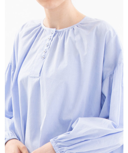 nop de nod(ノップドゥノッド)の「2wayスモックチュニックブラウス(シャツ/ブラウス・レディース・オフホワイト/ブラック/ブルー・3)」の11枚目の写真