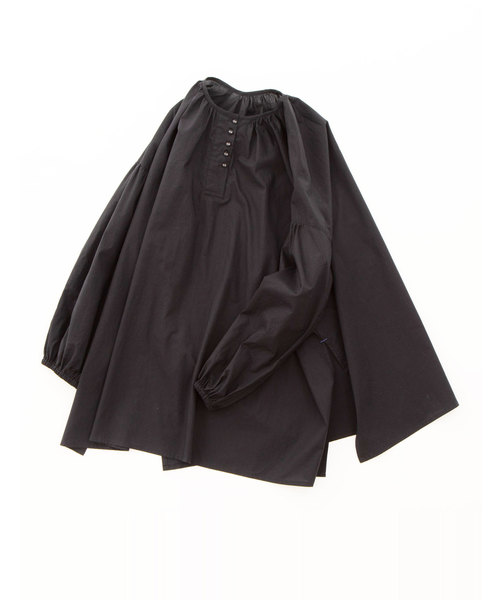 nop de nod(ノップドゥノッド)の「2wayスモックチュニックブラウス(シャツ/ブラウス・レディース・オフホワイト/ブラック/ブルー・3)」の12枚目の写真