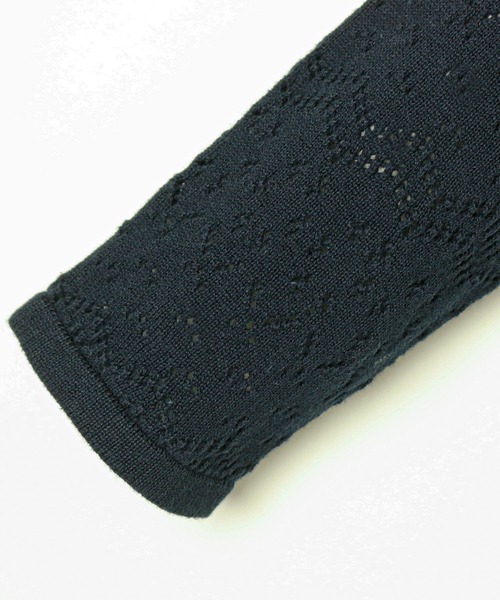 Catherine Cottage（キャサリンコテージ）の「透かし柄コットンニットボレロ（カーディガン/ボレロ・キッズ・ホワイト/ネイビー/オフホワイト・110/120/130/100/140/160/150）」の14枚目の写真