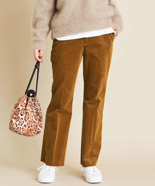 BEAUTY&YOUTH UNITED ARROWS(ビューティーアンドユースユナイテッドアローズ)の「BY∴ 16W コーデュロイフレアパンツ -ウォッシャブル-о(その他パンツ・レディース・モカ/マスタード/オフホワイト・LARGE/SMALL/MEDIUM)」の6枚目の写真