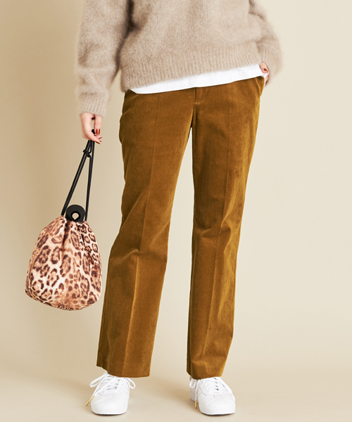 BEAUTY&YOUTH UNITED ARROWS(ビューティーアンドユースユナイテッドアローズ)の「BY∴ 16W コーデュロイフレアパンツ -ウォッシャブル-о(その他パンツ・レディース・モカ/マスタード/オフホワイト・LARGE/SMALL/MEDIUM)」の5枚目の写真